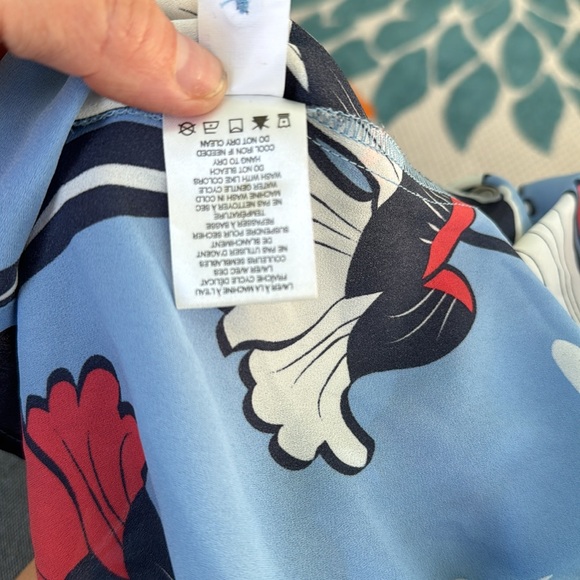 Dalia sleeveless top. Beautiful blue - Picture 5 of 5